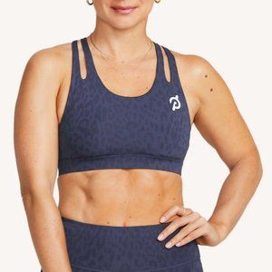 Peloton Move Mission Cheetah Splice Shoulder Bra